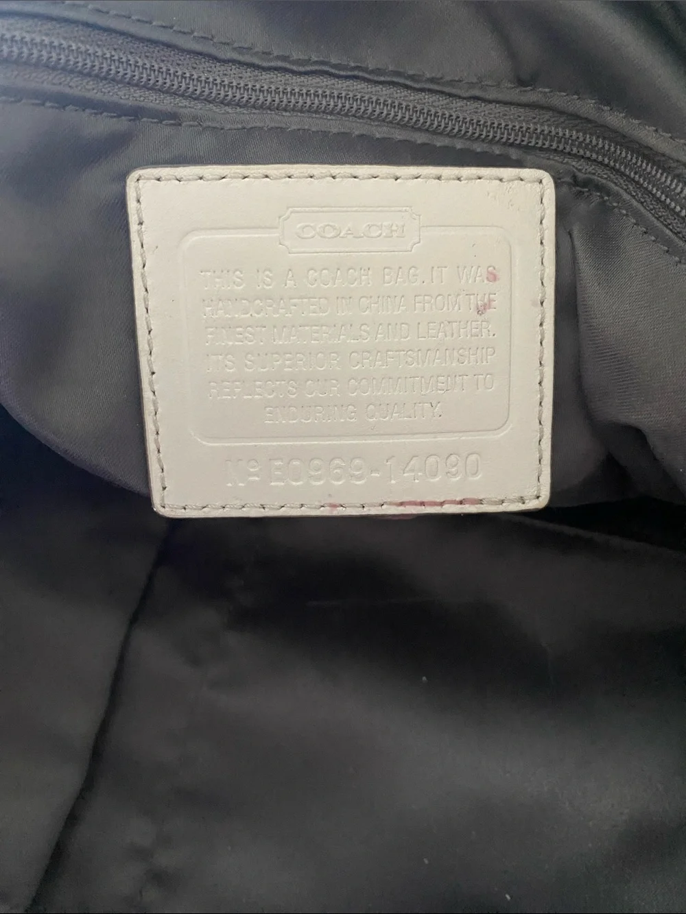 Coach Cambridge Collection Textured Metallic Alexa Large Satchel